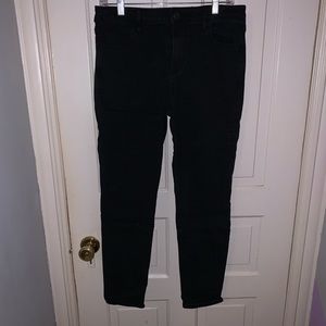 Black American Eagle High Rise Jeggings Size 14